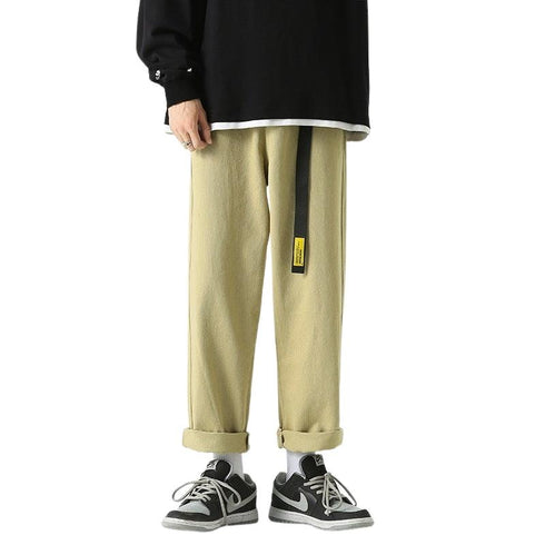 Fall Men's Straight Leg Loose Casual Denim Jean Pants